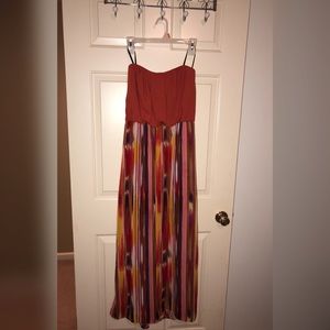 Maxi strapless dress